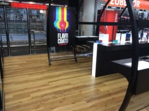 retail flooring by Premier Flooring at Beats store